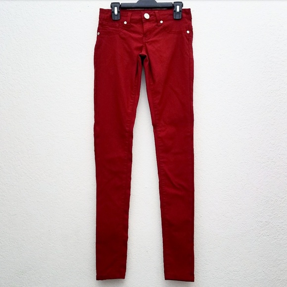 VIP Pants - Red VIP Jeans Jeggings Skinny Pants